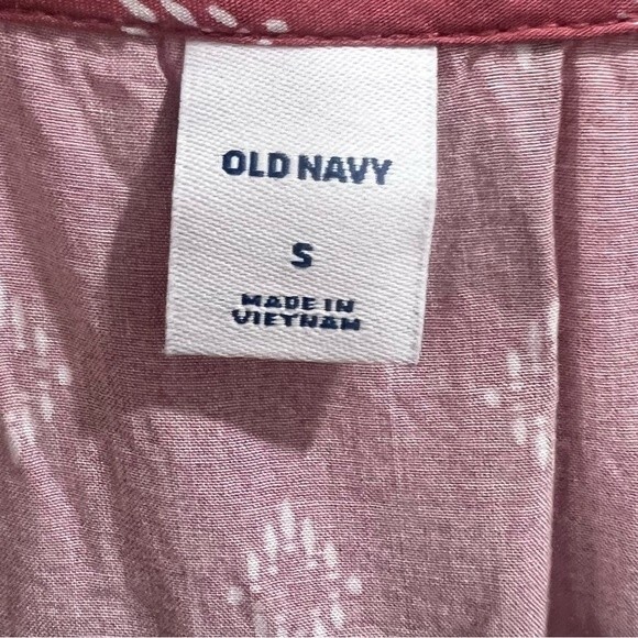 Old navy pink and white vneck sundress size small - Picture 6 of 8